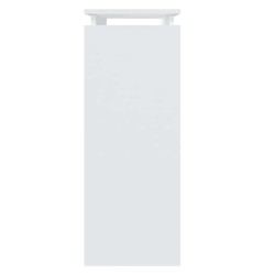 Table console blanc 80x30x80 cm bois d'ingénierie 628493628493