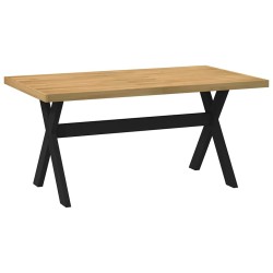 Table à manger NOAIN pieds en forme de X 160x90x75cm massif pin 628496628496