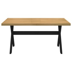 Table à manger NOAIN pieds en forme de X 160x90x75cm massif pin 628496628496