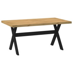 Table à manger NOAIN pieds en forme de X 160x90x75cm massif pin 628496628496