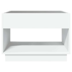 Table basse avec LED infini blanc 70x50x50 cm 628499628499