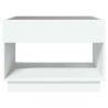 Table basse avec LED infini blanc 70x50x50 cm 628499628499