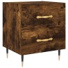 Table de chevet chêne fumé 40x35x47,5 cm bois d’ingénierie 628501628501