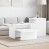 Table console Blanc 91,5 x 35 x 38,5 cm Bois d'ingénierie 628503628503