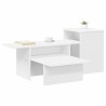 Table console Blanc 91,5 x 35 x 38,5 cm Bois d'ingénierie 628503628503