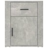 Table de chevet Gris béton 50x36x60 cm Bois d'ingénierie 628505628505