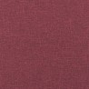 Canapé à 3 places avec repose-pieds Rouge bordeaux 180 cm Tissu 628507628507