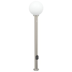Borne lumineuse avec détecteur et prise 120 cm acier inoxydable IP44 628509628509
