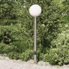 Borne lumineuse avec détecteur et prise 120 cm acier inoxydable IP44 628509628509