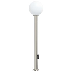 Borne lumineuse avec détecteur et prise 120 cm acier inoxydable IP44 628509628509