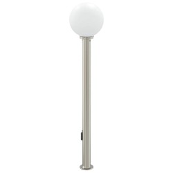 Borne lumineuse avec détecteur et prise 120 cm acier inoxydable IP44 628509628509