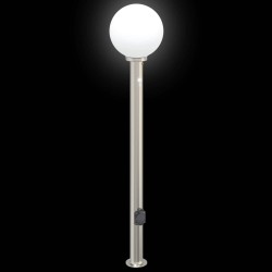 Borne lumineuse avec détecteur et prise 120 cm acier inoxydable IP44 628509628509