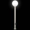 Borne lumineuse avec détecteur et prise 120 cm acier inoxydable IP44 628509628509