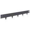 Bordure de Pelouse 50 pcs 100 x 15 cm Acier Anthracite 628516628516