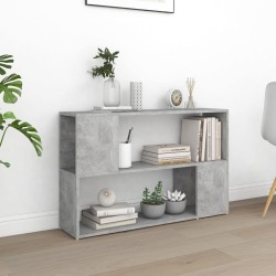 Bibliothèque Gris béton 100x24x63 cm Bois d'ingénierie 628524628524