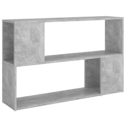 Bibliothèque Gris béton 100x24x63 cm Bois d'ingénierie 628524628524