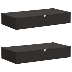 Boîte de rangement 2 pcs Anthracite 90 x 48 x 15 cm 628526628526