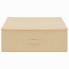 Boîte de rangement 6 pcs Crème 90 x 48 x 15 cm Tissu intissé 628527628527