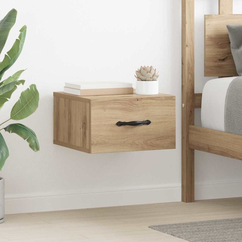 Cabinet de chevet 2 pc chêne artisanal 35 x 35 x 20 cm 628546628546