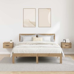 Cabinet de chevet 2 pc chêne artisanal 35 x 35 x 20 cm 628546628546