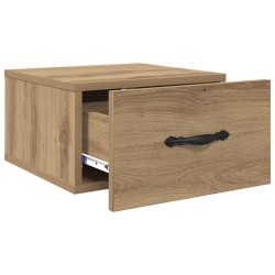 Cabinet de chevet 2 pc chêne artisanal 35 x 35 x 20 cm 628546628546