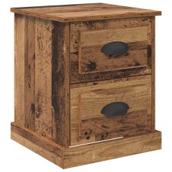 Cabinet de chevet avec tiroir Bois ancien 39 x 39 x 47.5 cm 628547628547