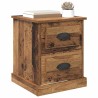 Cabinet de chevet avec tiroir Bois ancien 39 x 39 x 47.5 cm 628547628547