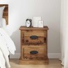 Cabinet de chevet avec tiroir Bois ancien 39 x 39 x 47.5 cm 628547628547