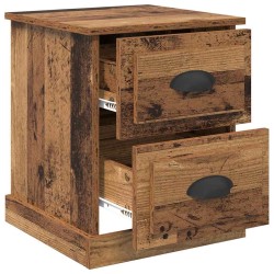 Cabinet de chevet avec tiroir Bois ancien 39 x 39 x 47.5 cm 628547628547