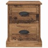 Cabinet de chevet avec tiroir Bois ancien 39 x 39 x 47.5 cm 628547628547