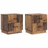 Cabinet de chevet 2 pcs Bois ancien 43 x 34,5 x 44,5 cm 628549628549