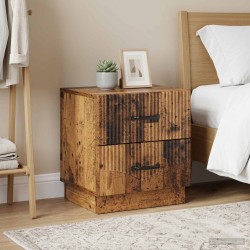 Cabinet de chevet 2 pcs Bois ancien 43 x 34,5 x 44,5 cm 628549628549