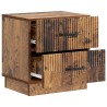 Cabinet de chevet 2 pcs Bois ancien 43 x 34,5 x 44,5 cm 628549628549