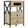 Cabinet de chevet 2 pcs Chêne Sonoma 40 x 31 x 60 cm 628550628550