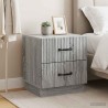 Cabinet de chevet 2 pcs Sonoma gris 43 x 34,5 x 44,5 cm 628551628551