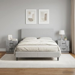 Cabinet de chevet 2 pcs Sonoma gris 43 x 34,5 x 44,5 cm 628551628551
