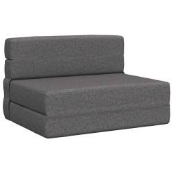 Canapé-lit pliable Gris clair 70 x 80 x 60 cm Tissu 628554628554