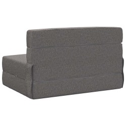 Canapé-lit pliable Gris clair 70 x 80 x 60 cm Tissu 628554628554