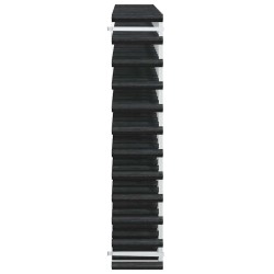 Casier à bouteilles pour 120 bouteilles Noir Bois de pin solide 628559628559