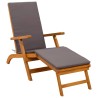 Chaise longue inclinable et pliable 3 pcs Gris foncé 628560628560