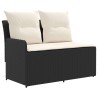 Canapé de jardin avec accoudoirs et table relevable 2 Pièce 628565628565