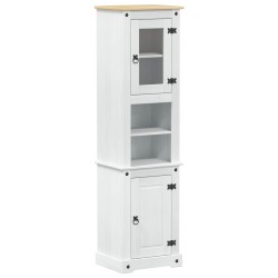 Cabinet de salle de bain Blanc 50 x 40 x 185 cm Pin massif 628568628568