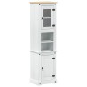 Cabinet de salle de bain Blanc 50 x 40 x 185 cm Pin massif 628568628568