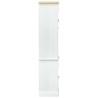 Cabinet de salle de bain Blanc 50 x 40 x 185 cm Pin massif 628568628568