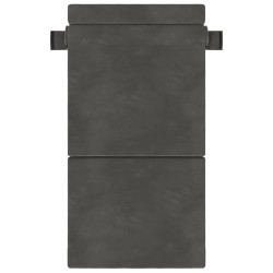 Canapé-lit pliable Gris foncé 70 x 72 x 60 cm Tissu 628570628570