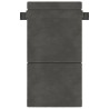 Canapé-lit pliable Gris foncé 70 x 72 x 60 cm Tissu 628570628570