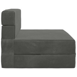 Canapé-lit pliable Gris foncé 70 x 72 x 60 cm Tissu 628570628570