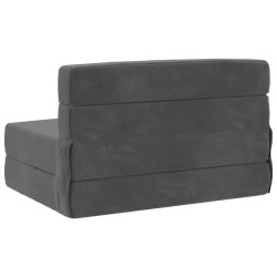 Canapé-lit pliable Gris foncé 70 x 72 x 60 cm Tissu 628570628570