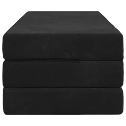 Canapé-lit pliable 160 x 67 x 45 cm Noir 628572628572