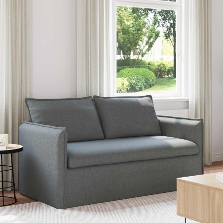 Canapé Gris foncé 156 x 82 x 85 cm tissu 628573628573
